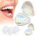 Dazluxe 2 pairs of artificial tooth whitening cosmetics tooth prostheses for plugging in white instant tooth veneer for women and men protect their teeth and cause a confident smile