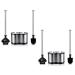 ToiletTree Products Modern Deluxe Freestanding Toilet Brush and Plunger Combo 2 Pack (Stainless Steel, Brush and Plunger Combo Set 4.5 x 9.75 x 18.5")