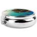 Beach Coconut Sunshiner Round Pill Box - 3 Compartment Organizer for Travel | Portable Travel Pill Box - Buy Online on GoSupps.com