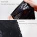 Bin Liners Medium Black Thick Trash Bags Heavy Duty Square Rubbish Bags for Household and Commercial Use Environmentally Friendly 30 Pieces 60X80cm Black 8 roll - Buy Online on GoSupps.com