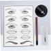 Mikinona Practice Skin Kit White Practice Eyebrow Semi-permanent Mouth Skin Eye Single Kit Microblading End and Pen - Buy Online on GoSupps.com