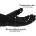 Winter Gloves -30F Coldproof Thermal Water Resistant Deerskin Suede Leather and Insulated Polar Fleece - Warm Men's & Women's Gifts for Driving, Cycling, Running, Hiking, Snow Ski - Black Medium (Men), Large (Women) - Buy Online on GoSupps.com