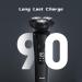 Men's Electric Rotary Shaver | 3D Floating Cutter Fast Charge Waterproof - Ideal Gift for Dad Husband or Boyfriend - Buy Online on GoSupps.com