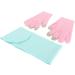 Qukaim Moisturizing Gel Hand Gloves Set Moisturizing Gel Hand Gloves Set with Spa Neck Mask Reusable Hydrating Gel Gloves Touch Screen for Cracked Skin - Buy Online on GoSupps.com