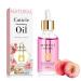 Nail Cuticle Oil for Nail Care - Peach Cuticle Oil with Organic Vitamin E & B Cuticle Oil for Nails Nail Oil Soothe Moisturize with Dropper Design to Prevent Nail Cracking and Dry