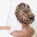 Edary Leaf Bride Wedding Hair Comb Rhinestone Bridal Hair Pieces Pearl Wedding Headpiece for Brides Crystal Hair Accessories for Women and Girls - Buy Online on GoSupps.com