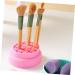 Mikinona Makeup Brush Cleaning Cup Brush Scrubber Mat Cosmetic Brush Cleaning Mat Silicone Brush Washing Bowl Makeup Brush Cleaning Pad Tool Silica Gel Pink Cleaner Beauty Egg - Buy Online on GoSupps.com