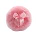 Kids Powder Puff Powder Puff Ultra Soft Round Ribbon Bow Powder Puff with Body Powder Puff Empty Dusting Container for Adult Kids Tool Pink