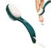 Anulely Foot Scrubber Brush 2 in 1 Multifunctional Foot Care Tools Comfortable Anti-Slip Bathroom Accessories Gentle Callus Remover for Feet Pumice Stone for Feet Green