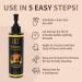 FUNAN Self Tanner Tanning Oil Kit Deep Moisturizing Sunless Tanner with Application Mitt Even & Natural Bronzing Self Tan for Face & Body 3.38 fl oz black2 1 Count (Pack of 2) - Buy Online on GoSupps.com