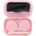 Travel Contact Lens Case Kit - Mini Portable Lens Box Set with Tweezers & Remover Pen (Pink) | International Shipping - Buy Online on GoSupps.com