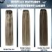 Hetto Clip-In Real Hair Extensions 40 cm Golden Brown & Blonde Highlights (#10/613) 100g Human Hair for Effortless Volume & Style - Buy Online on GoSupps.com