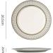 Serving Plates Exquisite Ceramic Dinner Plate Snack Plate Fruit Plate Sturdy Steak Plate Not Easy to Scratch for Kitchen Restaurant Western Food for Appetizer Dinner and Desserts (Size : 20.5cm) - Buy Online on GoSupps.com