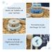Personalized Kidslino Baptism Gifts - Engraved Blue Moon Stacked Tower for Babies | Custom Name & Baptismal Date - Buy Online on GoSupps.com