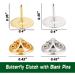 80 Pairs 9mm Pin Backs with Blank Pins - Silver and Golden Butterfly Clutch Tie Tacks for DIY Jewelry Making - Buy Online on GoSupps.com