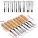 SUNREEK Wood Sculpture Carving Chisel Tool Set - 8 Piece DIY Art Craft Kit - Buy Online on GoSupps.com