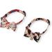 Necoichi Chirimen Kimono Bow Tie Cat Collar in Red - Stylish and Comfortable - Buy Online on GoSupps.com