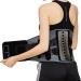Adjustable Waist Train Belt for Men & Women | Supportive Orthopedic Lower Back & Spine Belt | Breathable Lumbar Pain Relief - Color: Black M - Buy Online on GoSupps.com