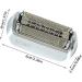 HEZHU Shaving Head Replacement Cassette for Braun Series 9 (92B/92S/92M) - Premium Shaver Head for a Close Shave - Buy Online on GoSupps.com