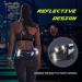 Labeol Running Water Bottle Hydration Belt with Holder - Adjustable Fanny Pack for Hiking & Walking - Reflective Waist Pack for Outdoor Running (Black) - Buy Online on GoSupps.com