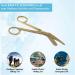 Premium Stainless Steel Lister Bandage Scissors 5.5 - Ideal for Medical Professionals & First Aid - A2ZSCILAB Brand (Full Gold) - Buy Online on GoSupps.com