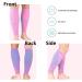 CQQNIU Compression Calf Guards - Recovery Shin Splint Support for Men & Women - Black/Pink - Buy Online on GoSupps.com
