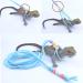 SHMLY 2-Piece Adjustable Leash & Harness for Lizards Hamsters Guinea Pigs & Small Pets - Blue & Pink - Buy Online on GoSupps.com