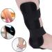 Breathable Foot Drop Orthosis & Adjustable Ankle Support Brace for Sprains | Compression Ankle Braces for Sports & Arthritis Recovery - Black (S - Buy Online on GoSupps.com