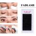 Fadlash Easy Fan Lashes D Curl 11-19mm Mixed Length Russian Eyelashes Extensions - Natural Look Self Fanning, Automatic Blooming, 0.05-D - Buy Online on GoSupps.com