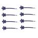 FOMIYES 4 Pairs Metal Hair Clips Antique Hairpin Hair Barrettes for Women Rhinestone Hair Accessories Womens Hair Accessories Goody Hair Clips for Women Grip Korean Version Pair Clip Miss