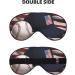 American Flag Baseball Sleep Mask - Adjustable Breathable Eye Mask for Comfortable Sleep | International Shipping Available - Buy Online on GoSupps.com