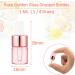 Alledomain 20Pcs 1Ml Rose Gold Glass Sample Dropper Bottles Empty Mini Bottles with Dropper Pipettes Aluminum Alloy Cap Refillable Sample Containers for Essential Oils Perfume Aromatherapy - Buy Online on GoSupps.com