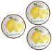 Milisten 3pcs Mini Dip Plates Small Compartment Plates Ice Cream Bowl Mustard Bowl Cereal Bowl Lotus Crystal Candle Holder Mini Serving Dish Kitchen Bowls Soup Ceramics Vintage Small Plate