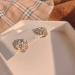 Feyley Magnetic Clip-On Earrings for Women & Girls | Round Pickled Zircon Fashionable Silver Earrings - Buy Online on GoSupps.com