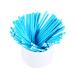 Haofy 100 Pcs Multicolor Paper Lollipop Sticks for Cupcakes Candy Jellies and Chocolates Blue