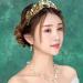 Gold Leaf Headband Metal Leaves Bride Wedding Headpiece Head Wear Accessories for Women - Buy Online on GoSupps.com