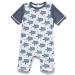 BONVERANO Baby Boy One Piece Long-Sleeved Clothing UV Protection 50+ Swimsuit with One Zip Tortoiseshell 24 Months