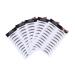 Balacoo 5pcs Eyebrow Stickers Black Stickers Fake Eyebrows Imitation Eyebrow Sticker 4d Shaping Plate 21x15cm Brown