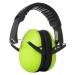 Viwanda Bon Ear Defenders Black Children's Hearing Protection with Adjustable Headband for Noise up to SNR 26 dB Lightweight Hearing Protection for Teenagers and Adults Lime Green