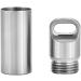Buy Dilwe Waterproof Stainless Steel Medicine Bottle - Durable Camping Pills Holder for Outdoor Adventures - Buy Online on GoSupps.com