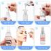 2oz Mini Spray Bottles - Travel Size Plastic Hand Spritzer for Liquids | Refillable Alcohol Spray with Funnel and Labels - Buy Online on GoSupps.com