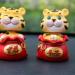ORFOFE Kids Playset 1pc Year of The Tiger Bobble Head Ornament Red Lucky Bag Office Purse Resin Children Toys Red 6X6X9.5CM - Buy Online on GoSupps.com