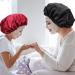 6PC Soft Satin Sleeping Caps - Breathable Shower Hood & Night Hat for Hair Care | Women's Sleep Caps with Wide Rubber Band - Buy Online on GoSupps.com