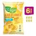 Real Food From The Ground Up Cauliflower Chips - Sea Salt Flavor 6 Pack Snack Bags - Buy Online on GoSupps.com