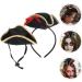 OATIPHO Halloween Pirate Hat Headband Set Pirate Tricorn Mini Hat Headband Mini Pirate Top Hat Headband Pirate Accessories for Pirate Theme Costume Party Supplies - Buy Online on GoSupps.com