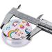 Rainbow Round Pill Box - 3 Compartment Mini Decorative Travel Holder | Portable Medicine Organizer for Vitamins & Tablets - Buy Online on GoSupps.com
