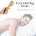 Filfeel Manual Facial Brushes - Wooden Handle Dry Skin Cleaning Tool | Exfoliating Facial Brush for Radiant Skin - Buy Online on GoSupps.com