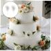 NAMOARLY 2 Pcs Insert Pearl Trim Pearl Decor Beige Decor Ostrich Trim Baking Diy Decor Dessert Inserting Decor Inserting Baking Topper Baking Toppers Insert Card Cake White White 12X5.5CM - Buy Online on GoSupps.com