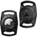 Waterproof Pet Airtag Dog Collar Holder Airtag Keyring Anti-lost Shock Resistant Air Tag Holder Hard TPU Full Protection Airtag Dog Collar Case for Key Backpack Luggage Cat Dog Gps Tracker Black