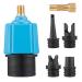 PAMASE Inflatable SUP Pump Valve Adapter Set- Standard Schrader Air Valve Adapter and Nozzle Air Pump Converter for Kayaking Surfboard Inflatable Bed Valve Adapter-6 Set
